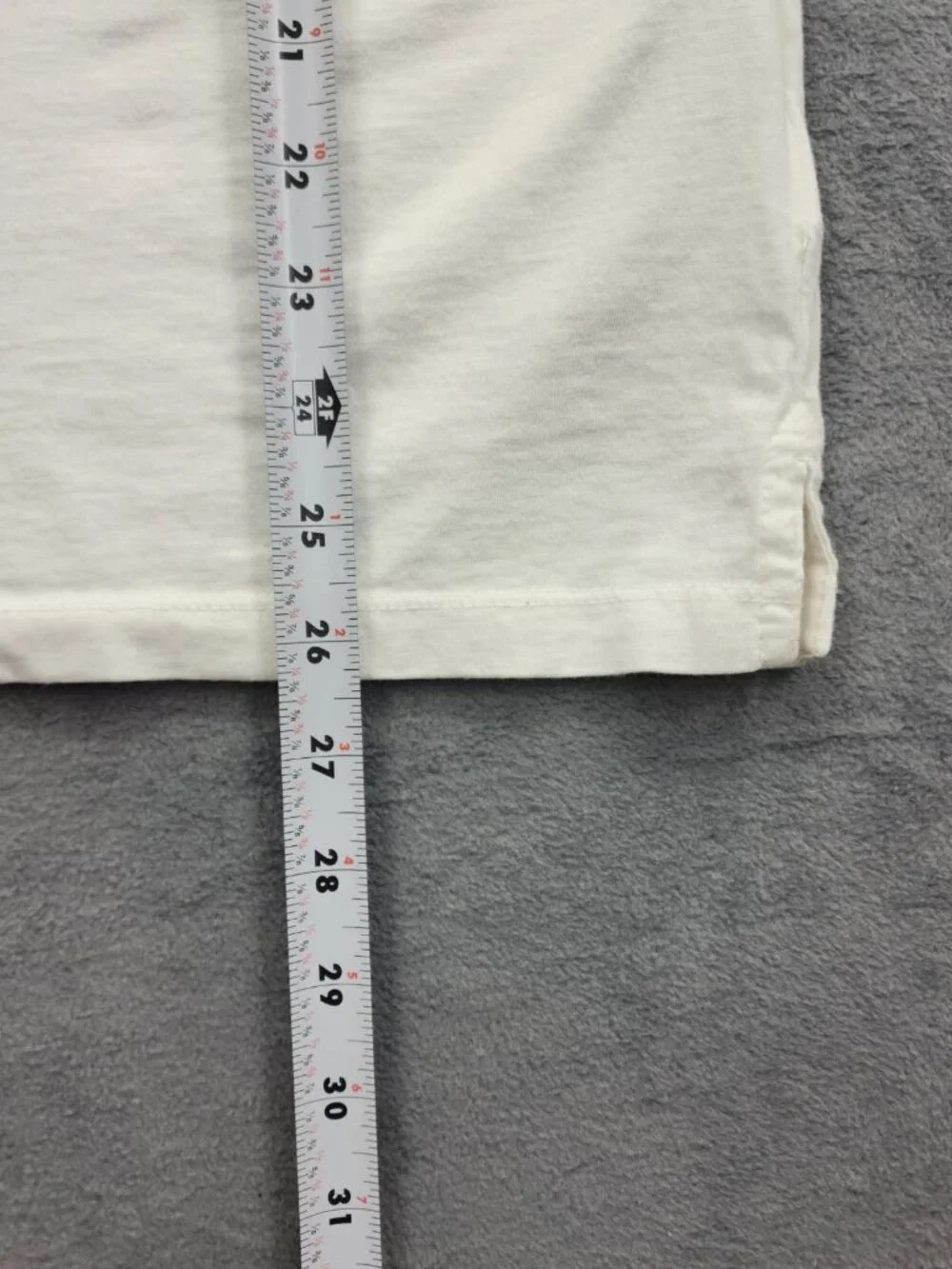 Calvin Klein CK Slim Fit Polo Shirt Men L White Striped 100% Cotton - Picture 7 of 15